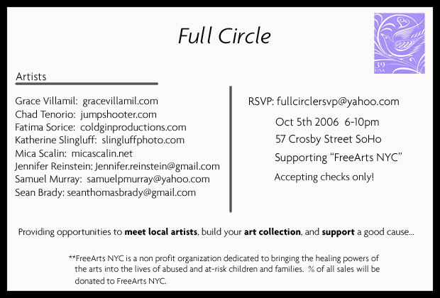 Full Circle Group Exhibit | Fatima Sorice